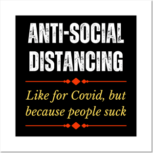 Anti-Social Distancing Posters and Art